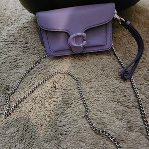 FLASH SALE! Brand new, beautiful purple, leather Coach Crossbody handag